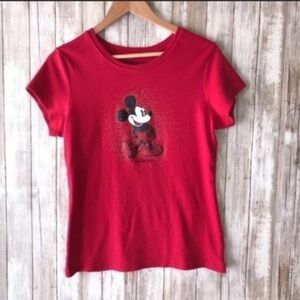 Walt Disney World Mickey Mouse Red Tee